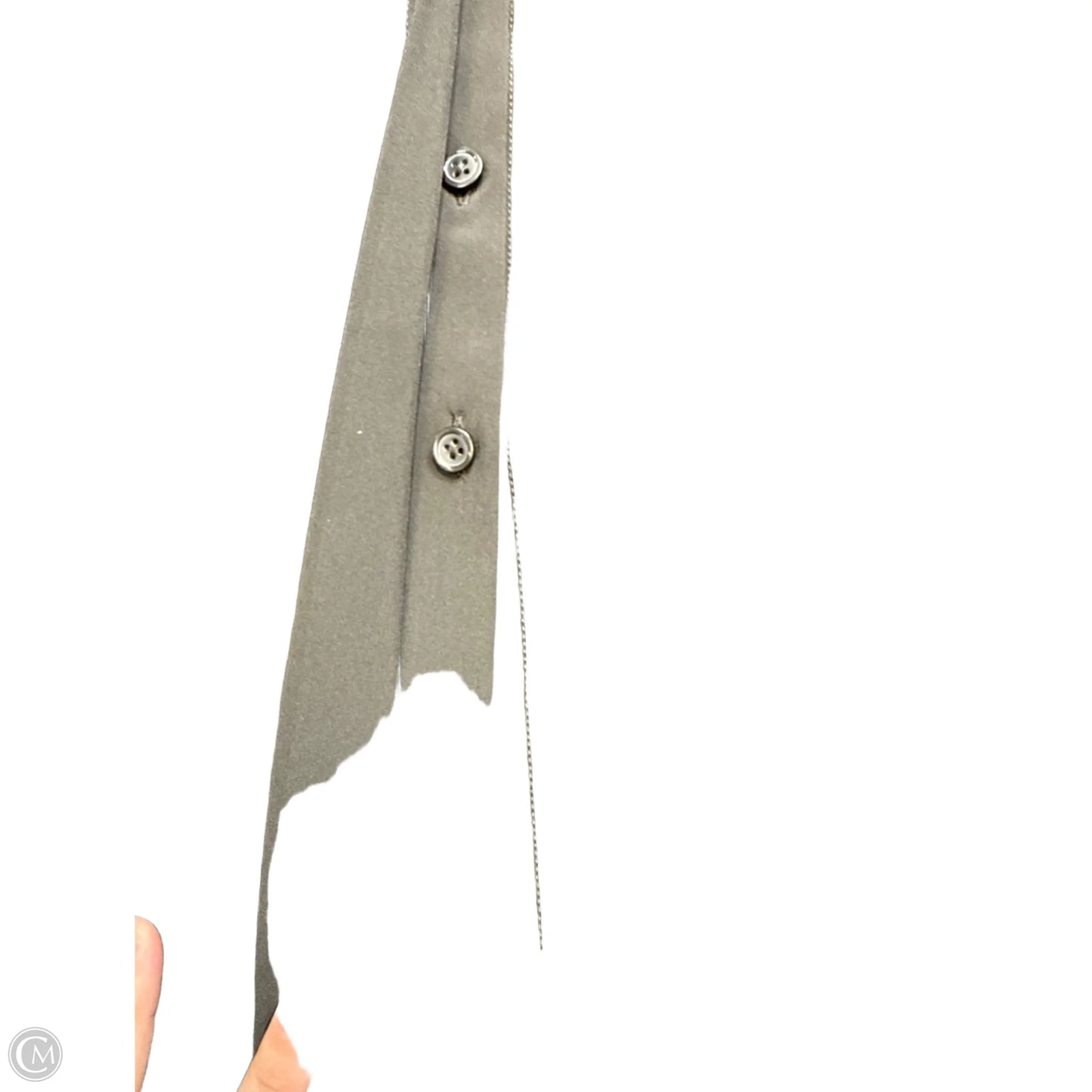 Athletic Top Long Sleeve Collar By Athleta In Brown, Size: S