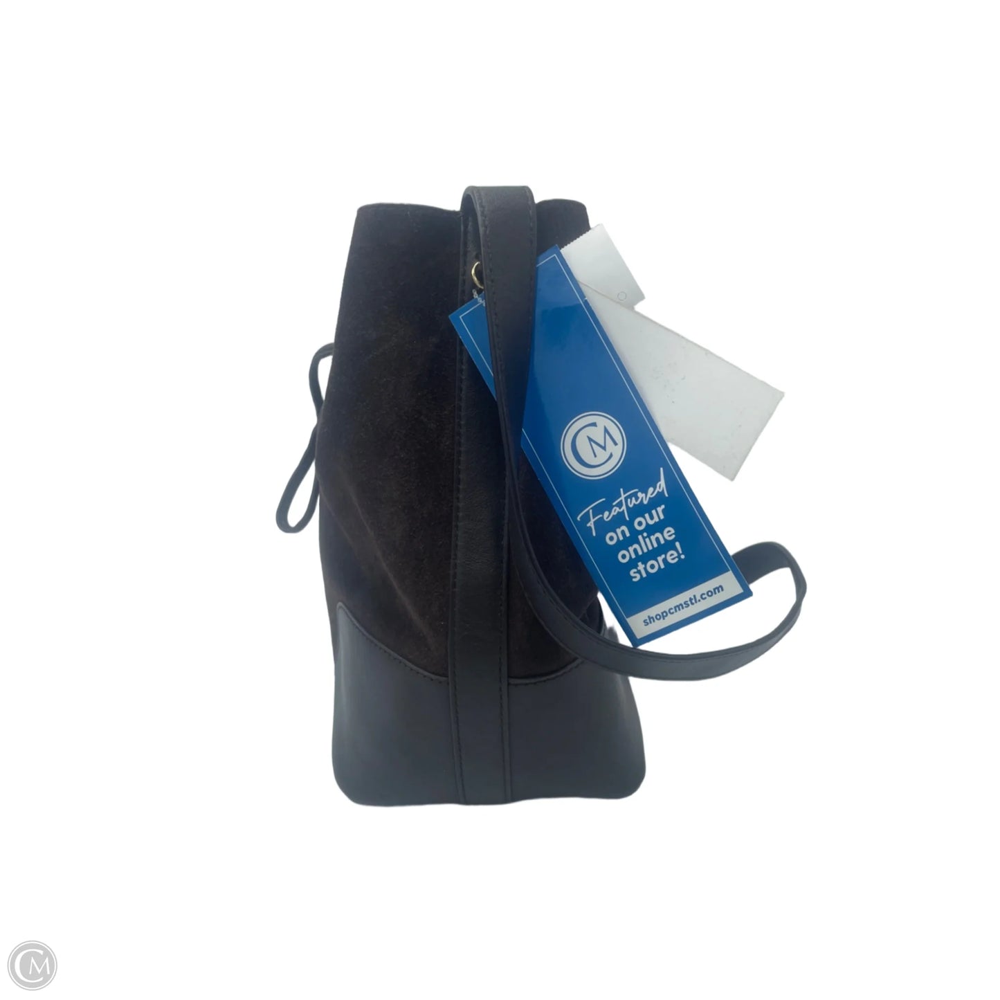 Michael Kors Cary Suede Designer Leather Bucket Bag