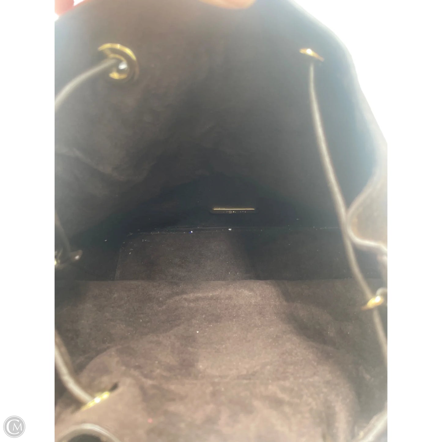 Michael Kors Cary Suede Designer Leather Bucket Bag