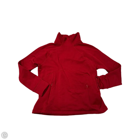 Athletic Sweatshirt Collar By Athleta In Red, Size: Xl