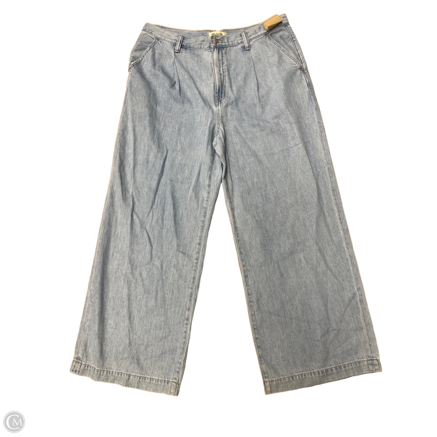 Jeans Wide Leg By Madewell In Blue Denim, Size: 12