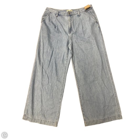 Jeans Wide Leg By Madewell In Blue Denim, Size: 12