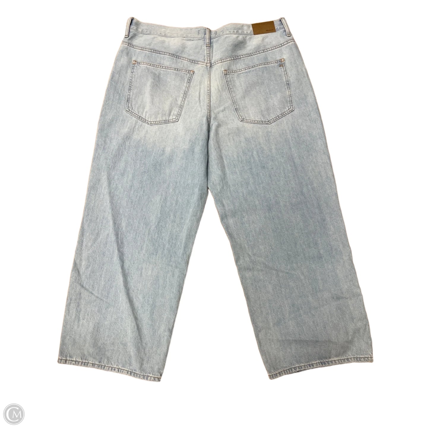 Jeans Wide Leg By Madewell In Blue Denim, Size: 14