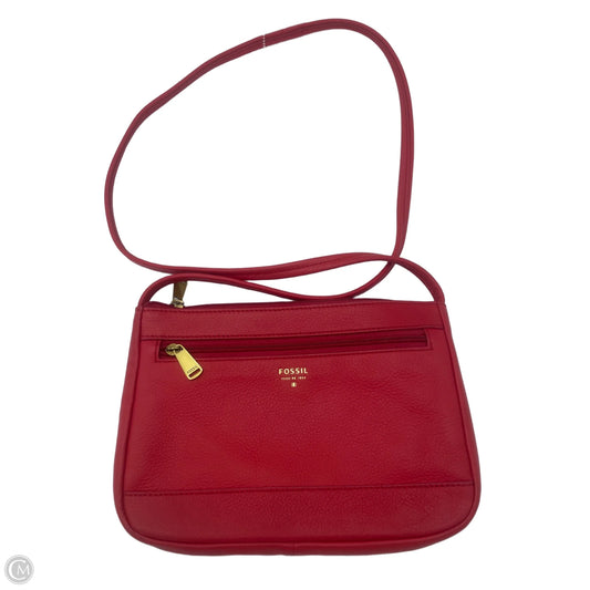 LIKE NEW! Crossbody Leather By Fossil