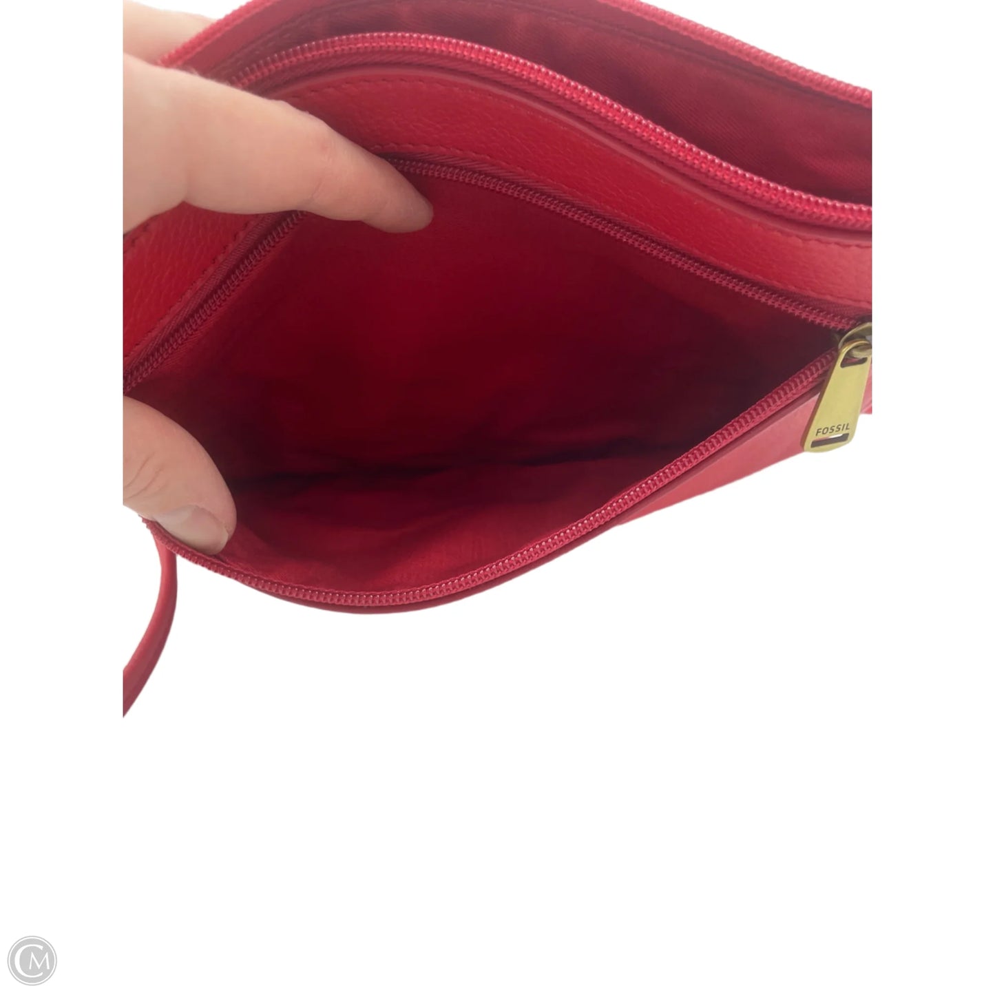 LIKE NEW! Crossbody Leather By Fossil