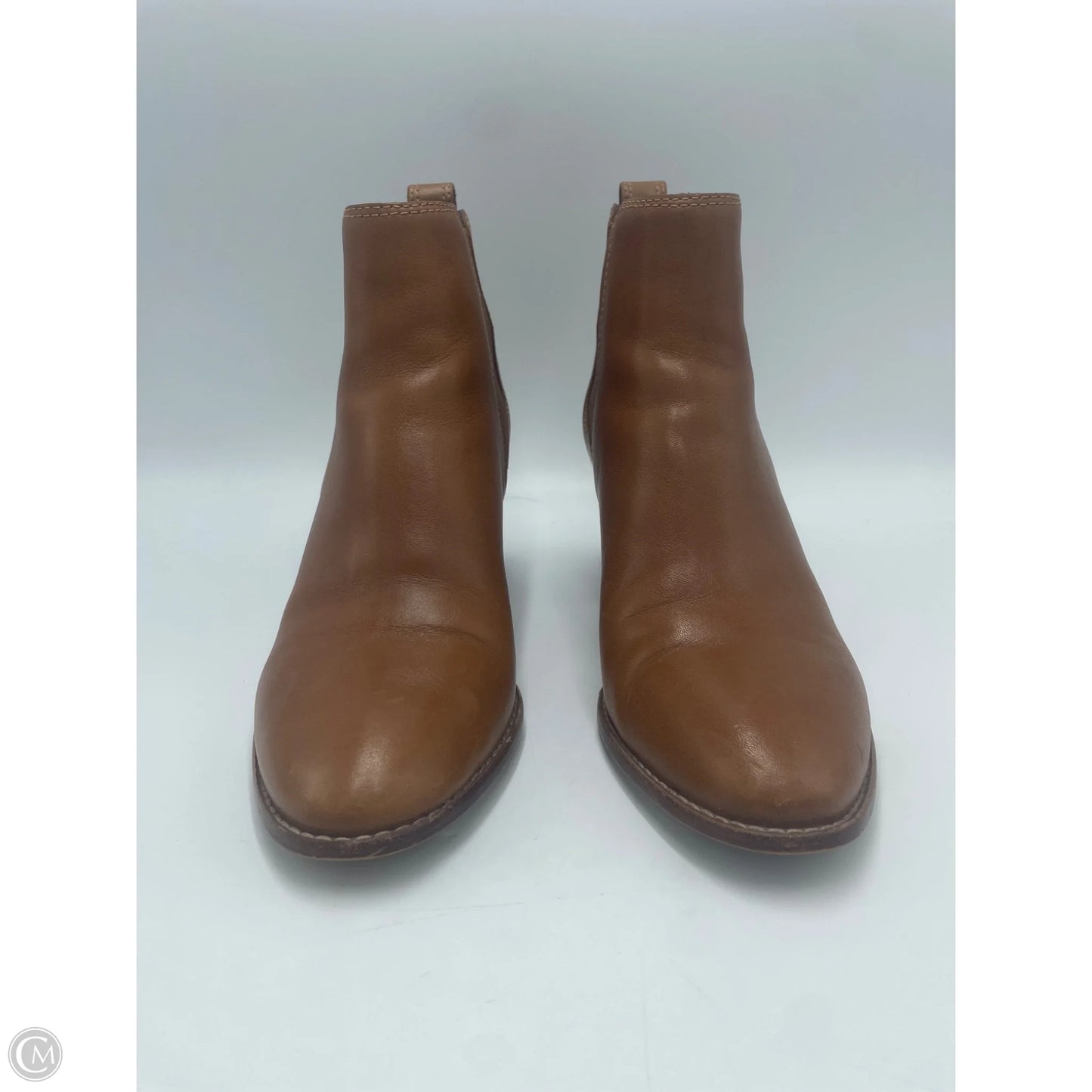 Boots Ankle Heels By Madewell In Brown, Size: 9