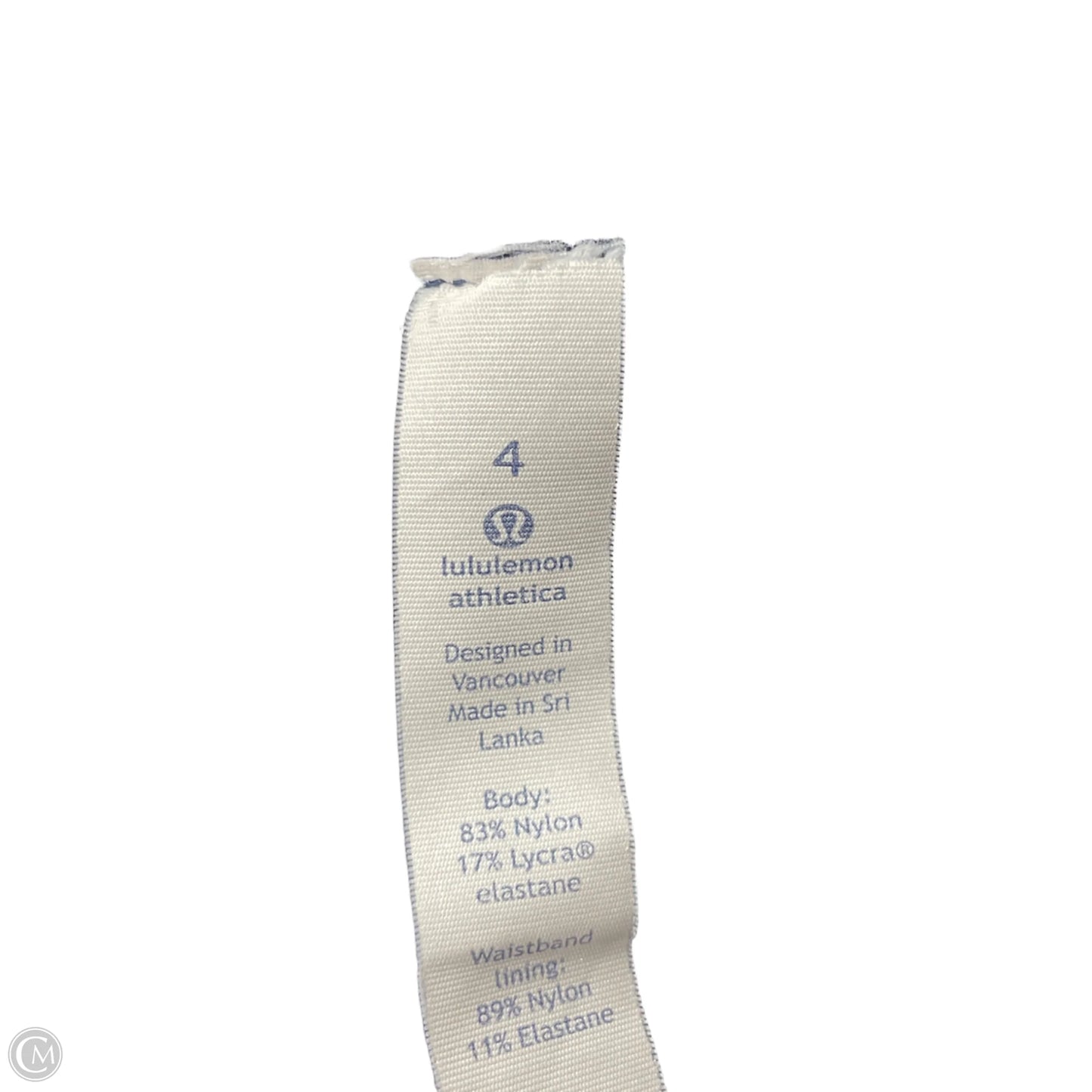 Athletic Capris By Lululemon In Navy, Size: 4