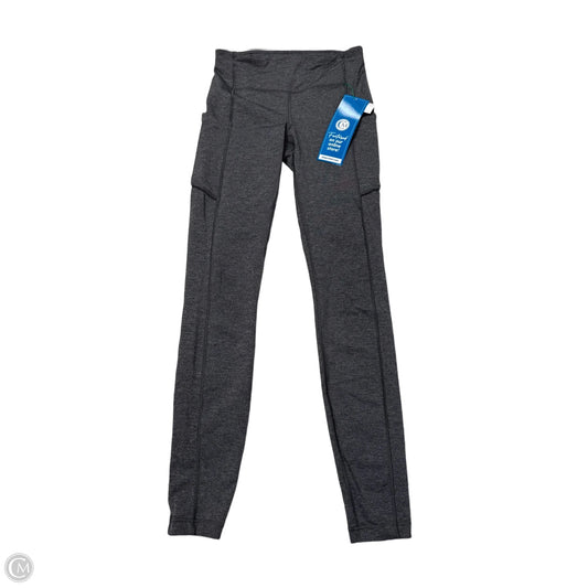 Athletic Leggings By Lululemon In Grey, Size: 4