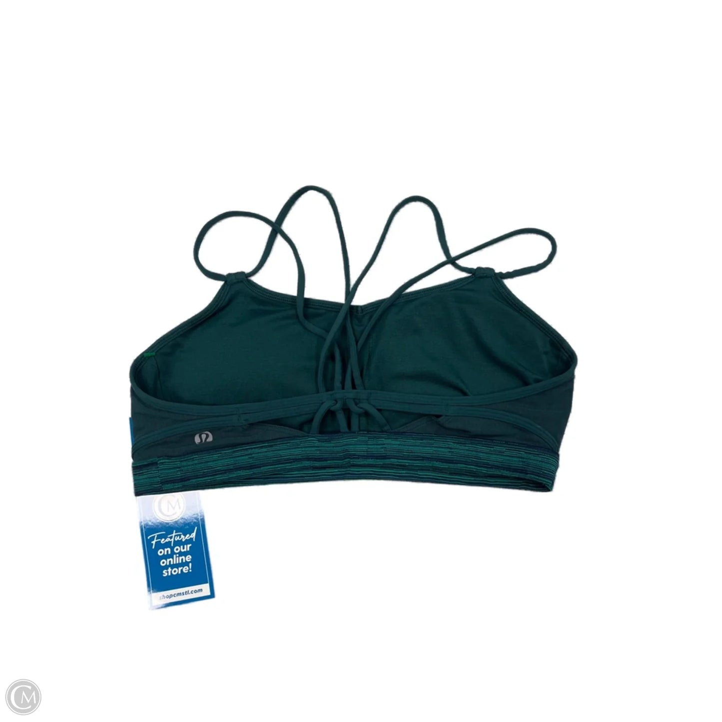 Athletic Bra By Lululemon In Green, Size: 8