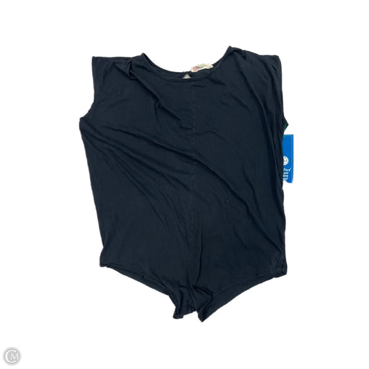 Top Short Sleeve By Free People In Black, Size: Xs