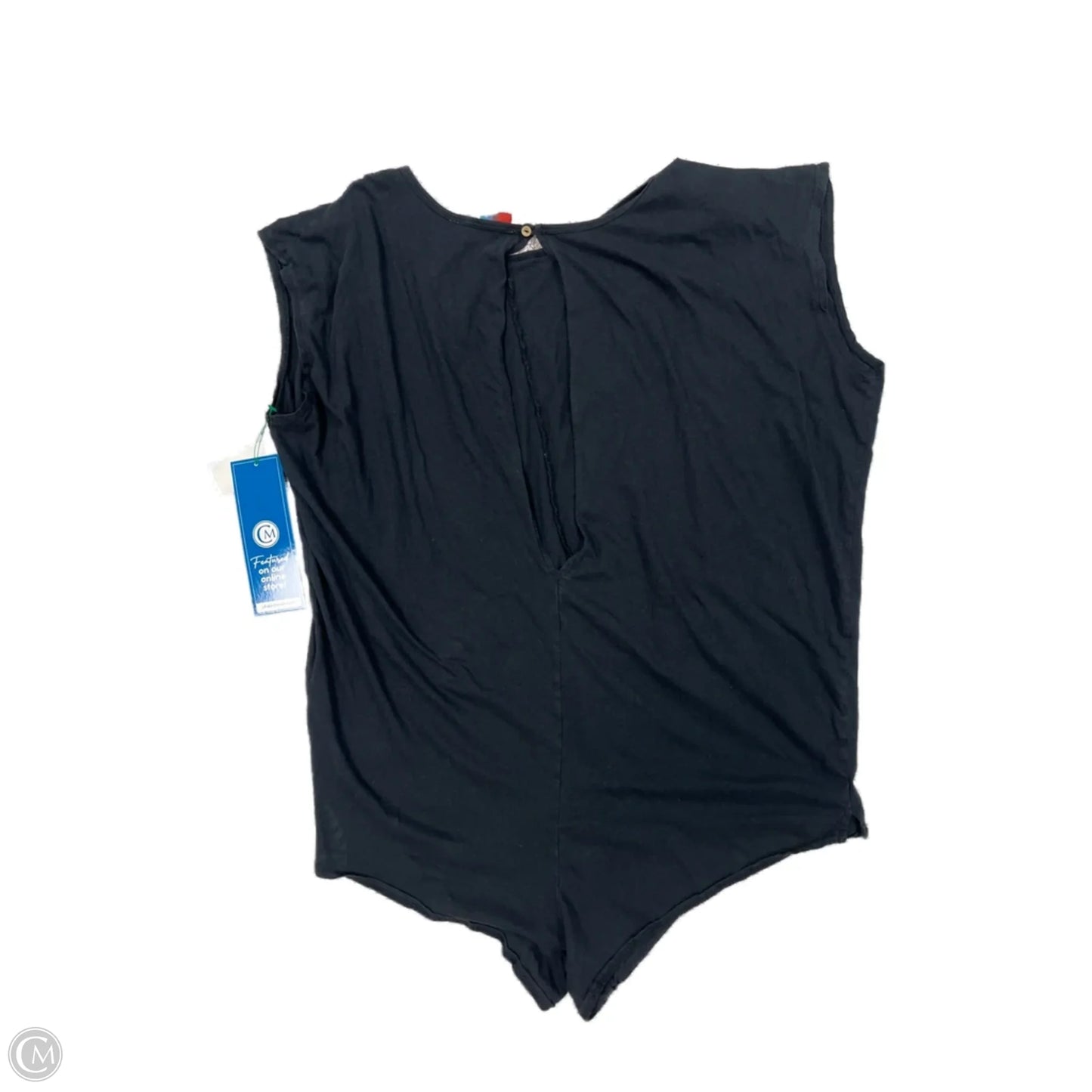 Top Short Sleeve By Free People In Black, Size: Xs