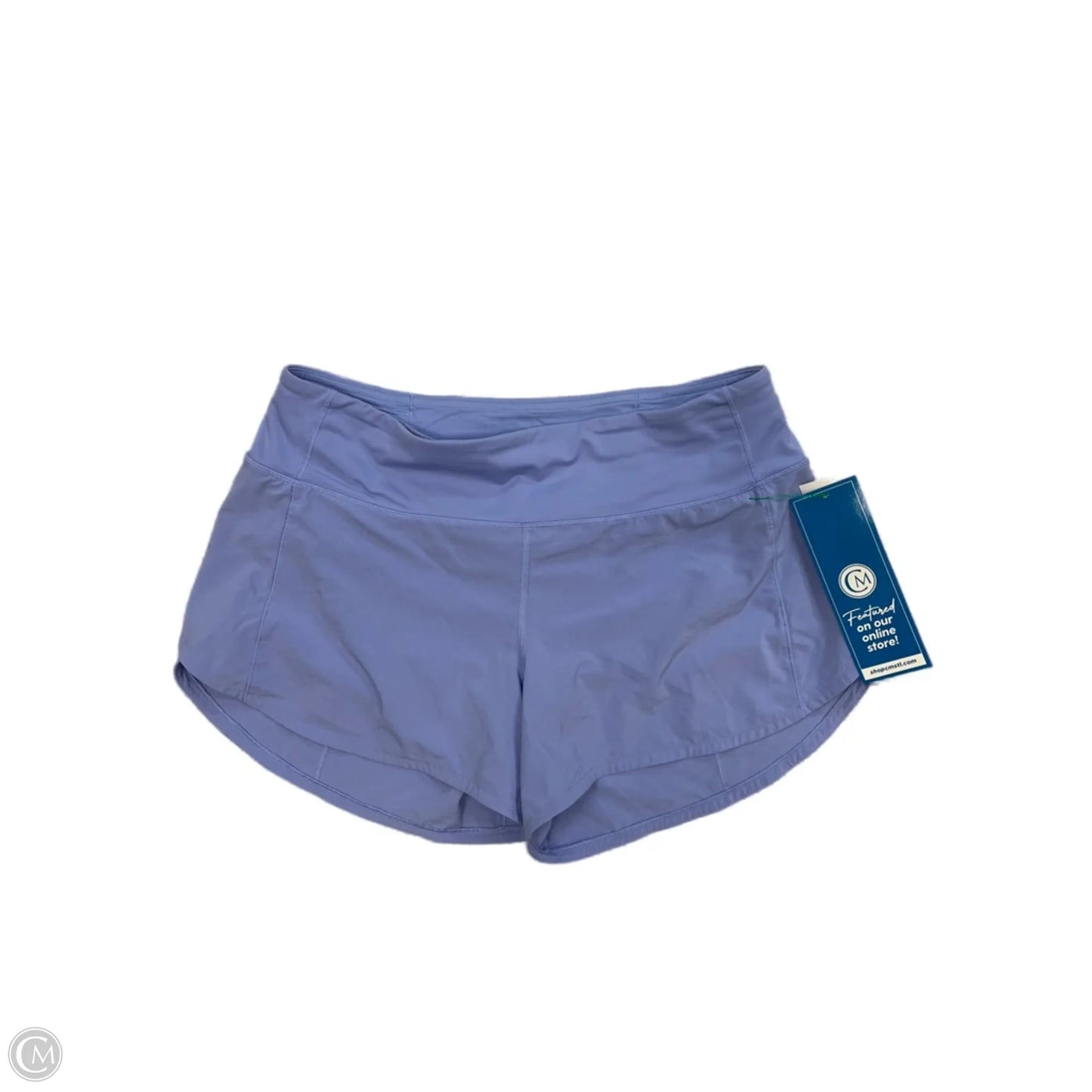 Athletic Shorts By Lululemon In Purple, Size: 8