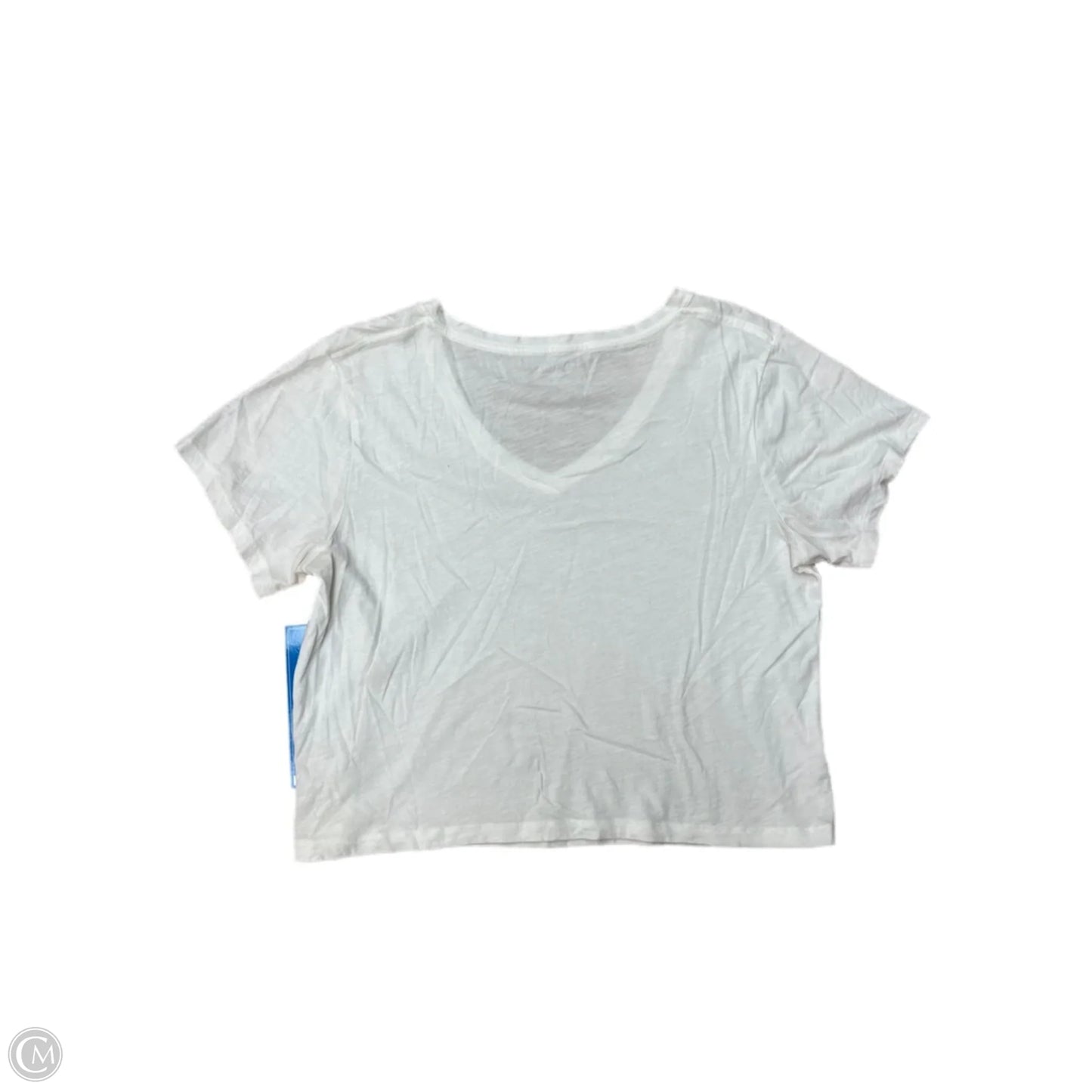 Athletic Top Short Sleeve By Athleta In White, Size: L
