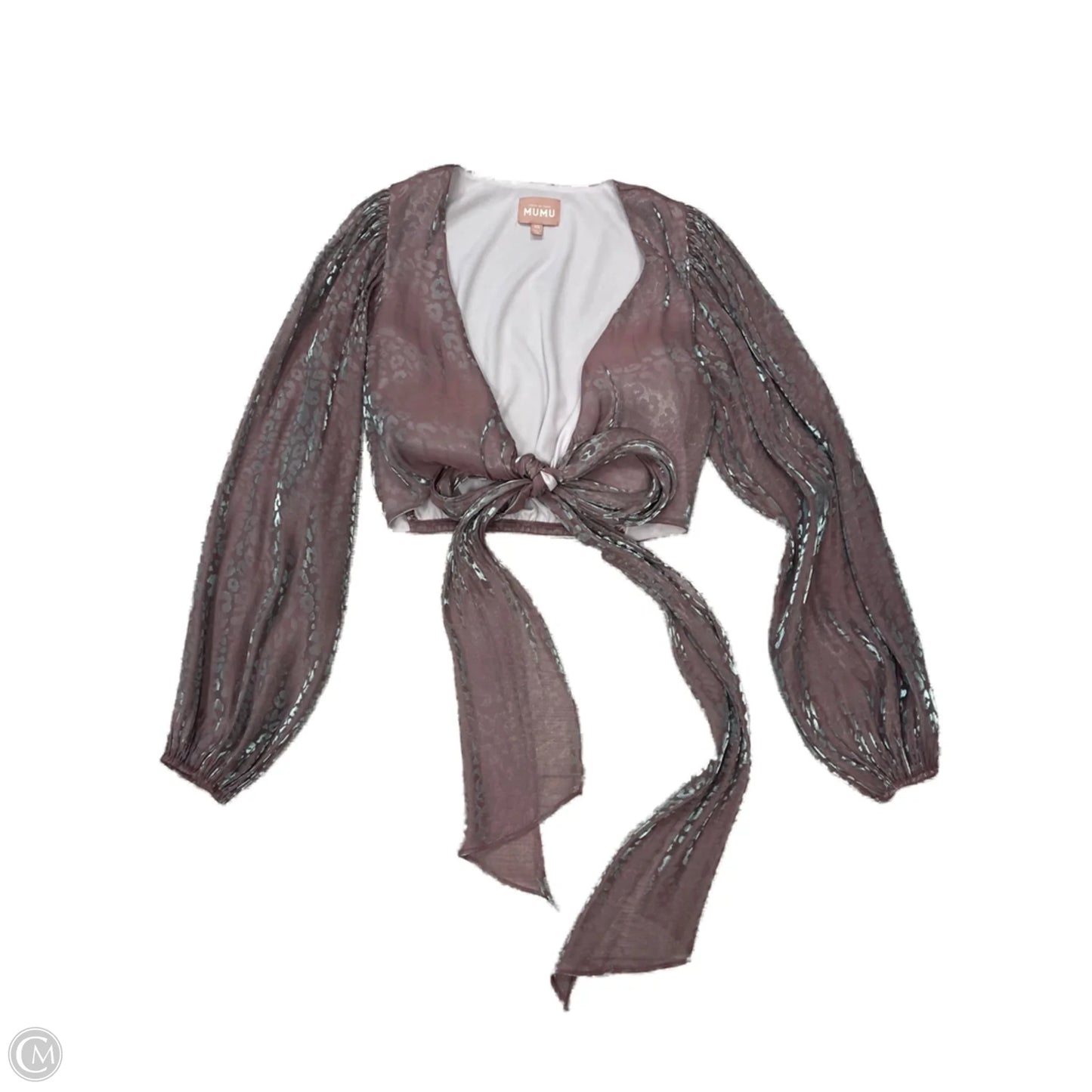 Top Long Sleeve By Show Me Your Mumu In Mauve, Size: Xs