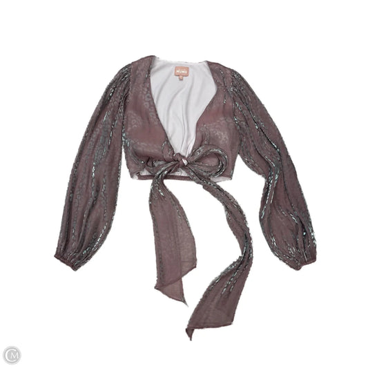 Top Long Sleeve By Show Me Your Mumu In Mauve, Size: Xs