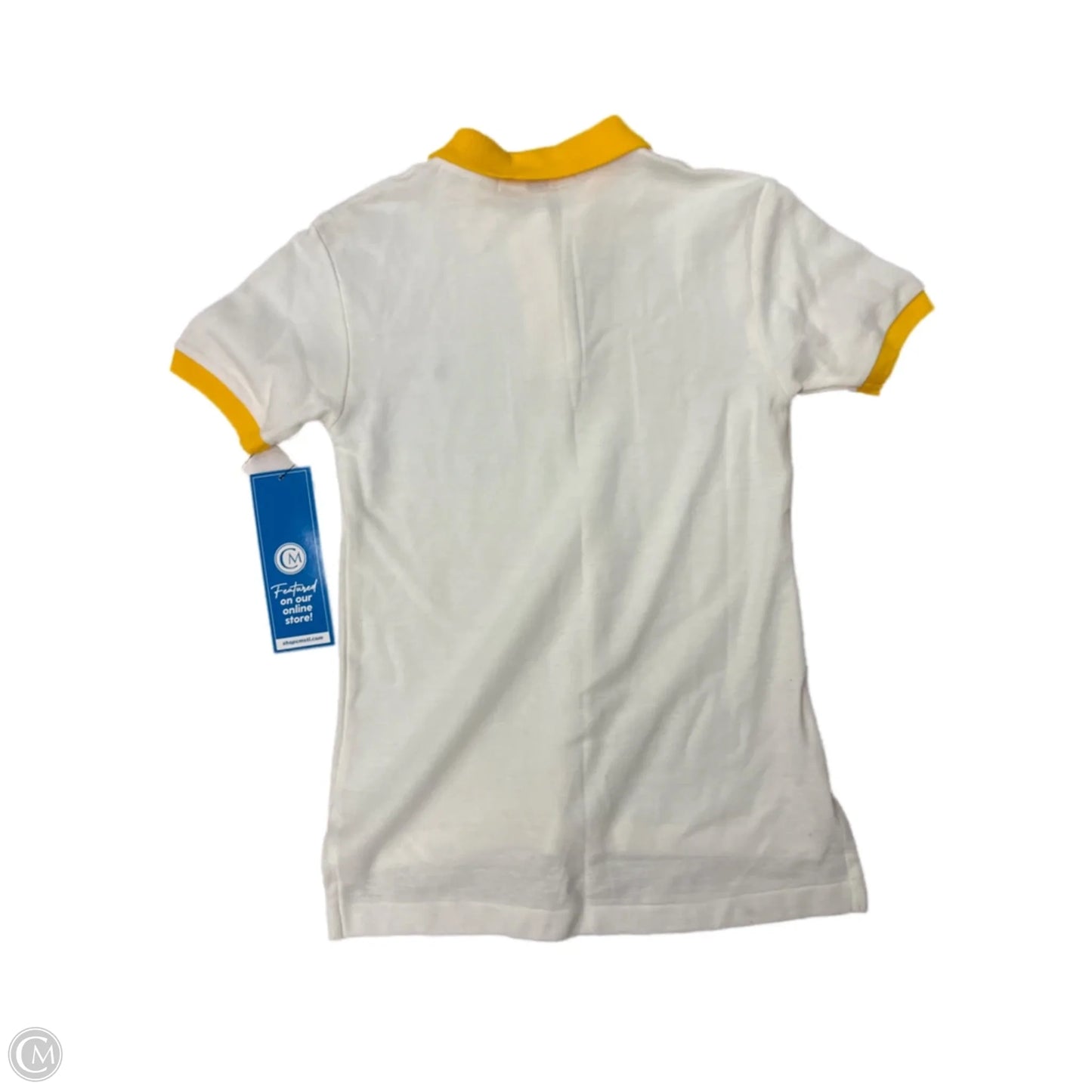 Top Short Sleeve By Polo Ralph Lauren In White, Size: M