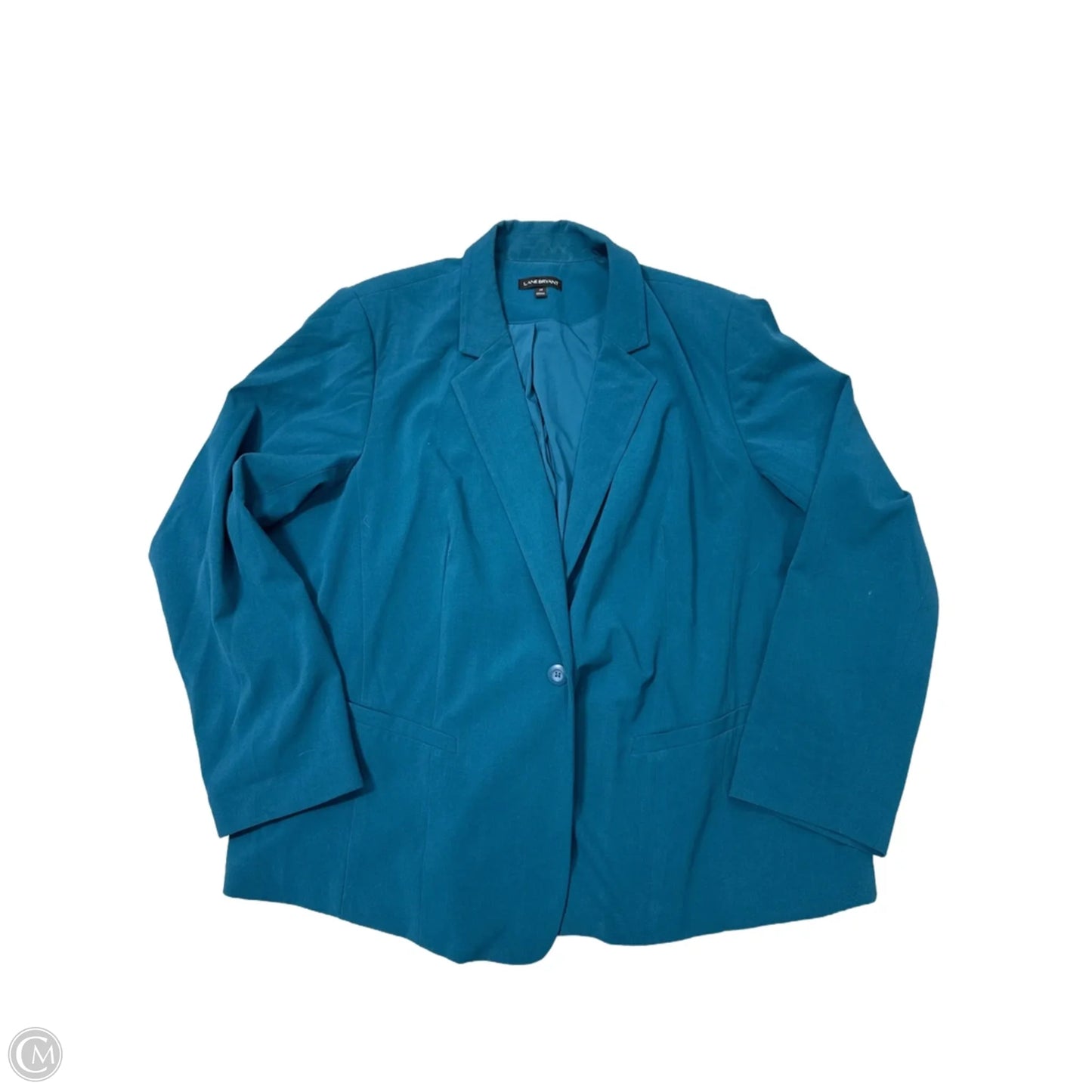 Blazer By Lane Bryant In Teal, Size: 3x
