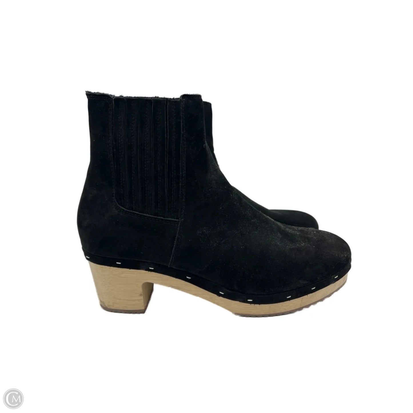 New! Boots Ankle Heels By Loft In Black, Size: 10