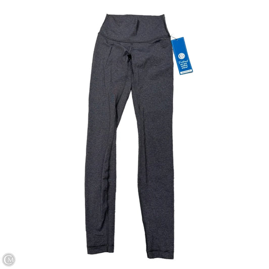 Athletic Leggings By Lululemon In Grey, Size: 4
