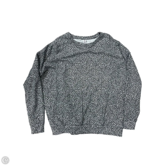 Athletic Sweatshirt Crewneck By Athleta In Animal Print, Size: M