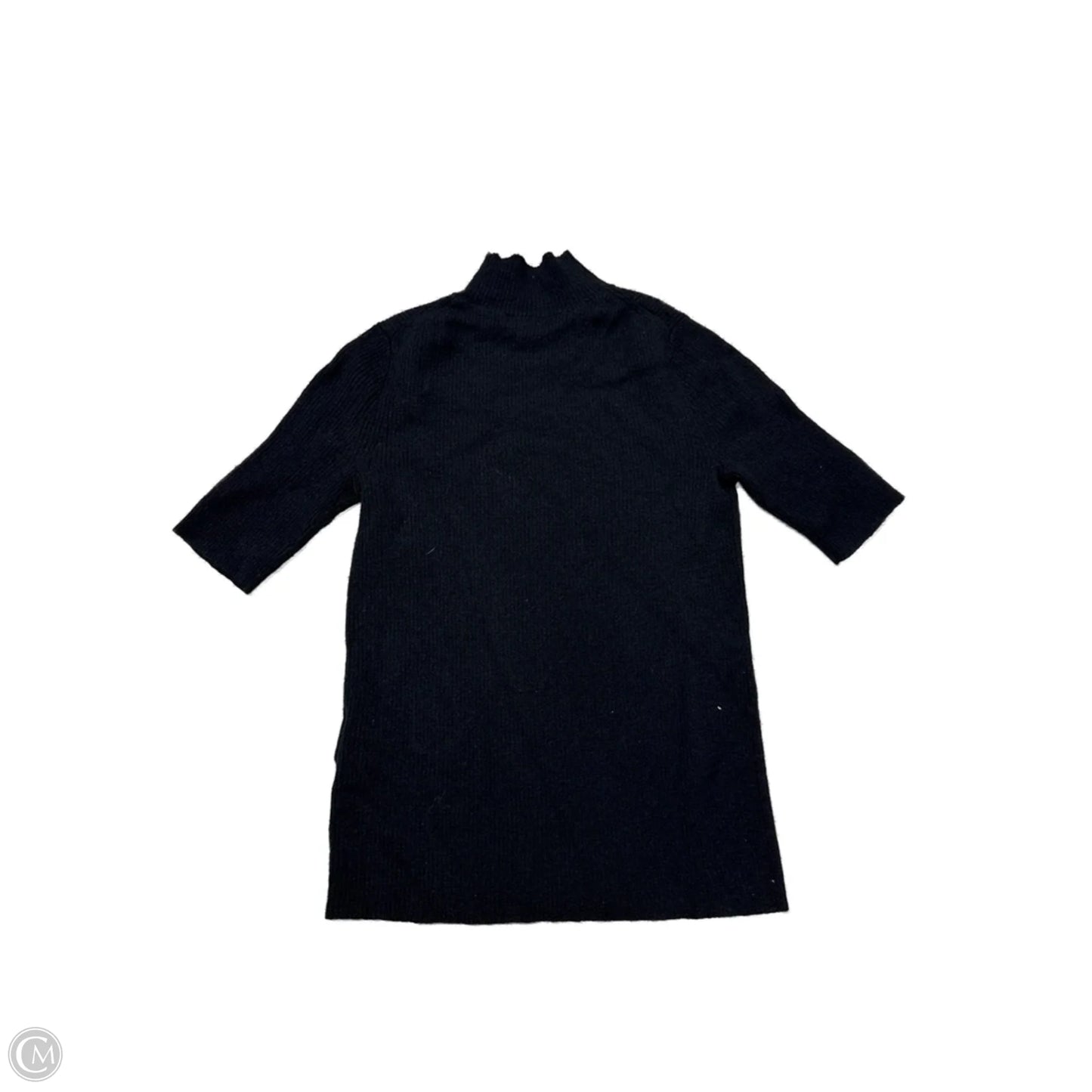 Sweater Short Sleeve By Madewell In Black, Size: S