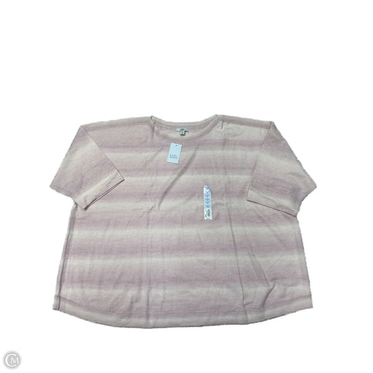 New! Top Short Sleeve By Croft And Barrow In Pink, Size: 4x