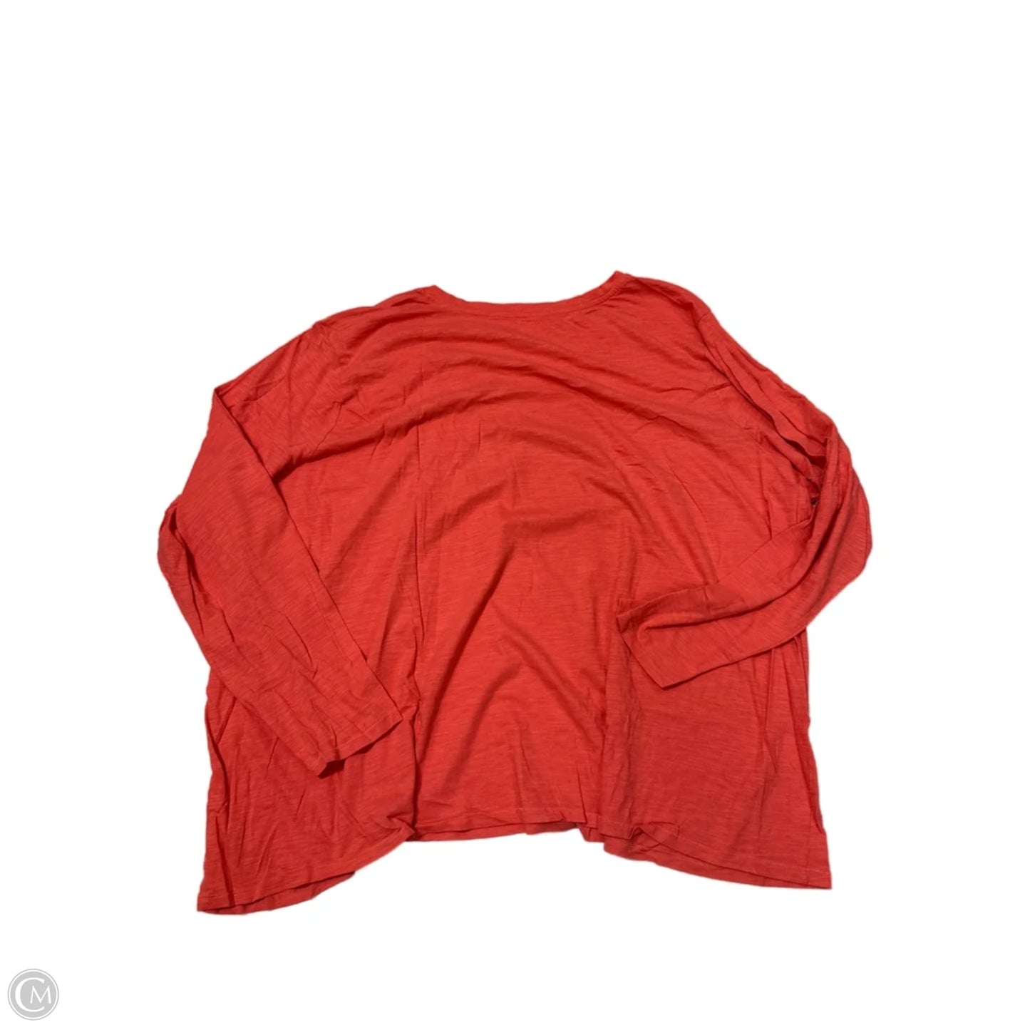 New! Top Long Sleeve By Sonoma In Coral, Size: 5x