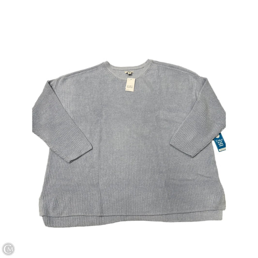 New! Sweater By Croft And Barrow In Blue, Size: 4x