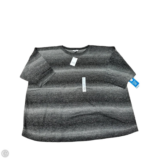 New! Top Short Sleeve By Croft And Barrow In Black, Size: 6