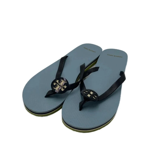 Sandals Designer By Tory Burch In Blue, Size: 10