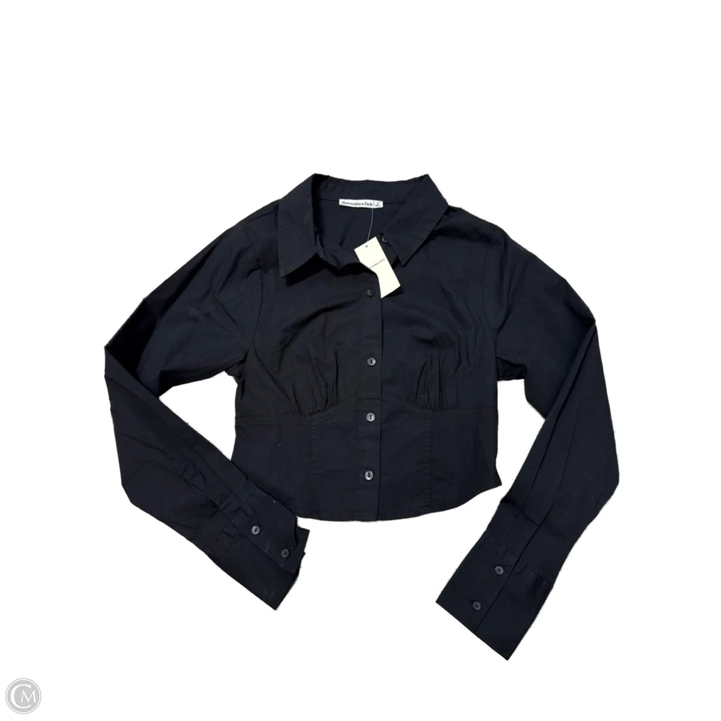 New! Top Long Sleeve By Abercrombie And Fitch In Black, Size: S