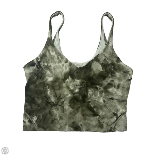 Athletic Tank Top By Lululemon In Green, Size: 6