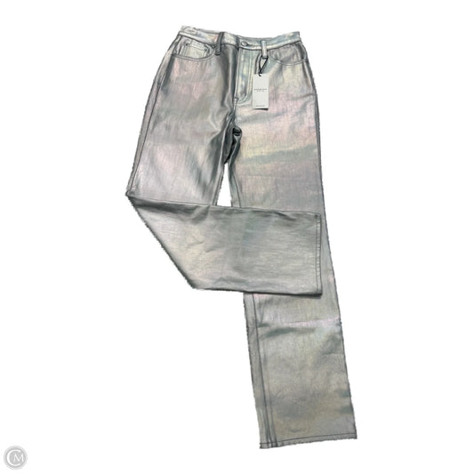 Jeans Wide Leg By Pistola In Silver, Size: 2