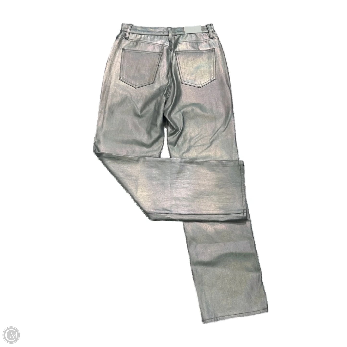 Jeans Wide Leg By Pistola In Silver, Size: 2