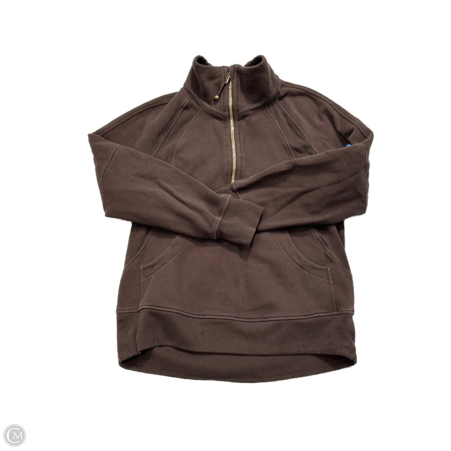 Athletic Sweatshirt Collar By Lululemon In Brown, Size: S
