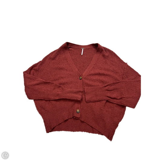 Cardigan By Free People In Red, Size: M