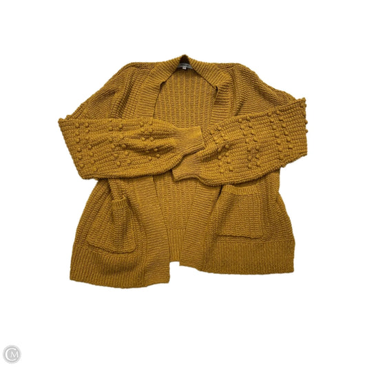 Sweater Cardigan By Madewell In Yellow, Size: S