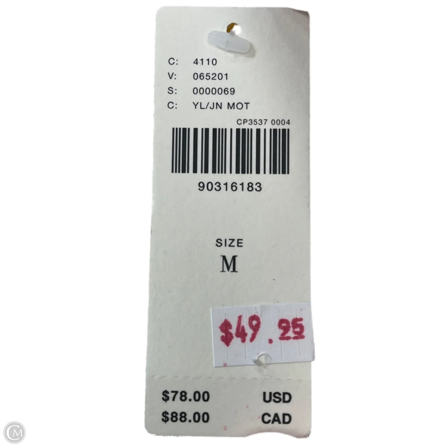 Top Sleeveless By Anthropologie In Yellow, Size: M