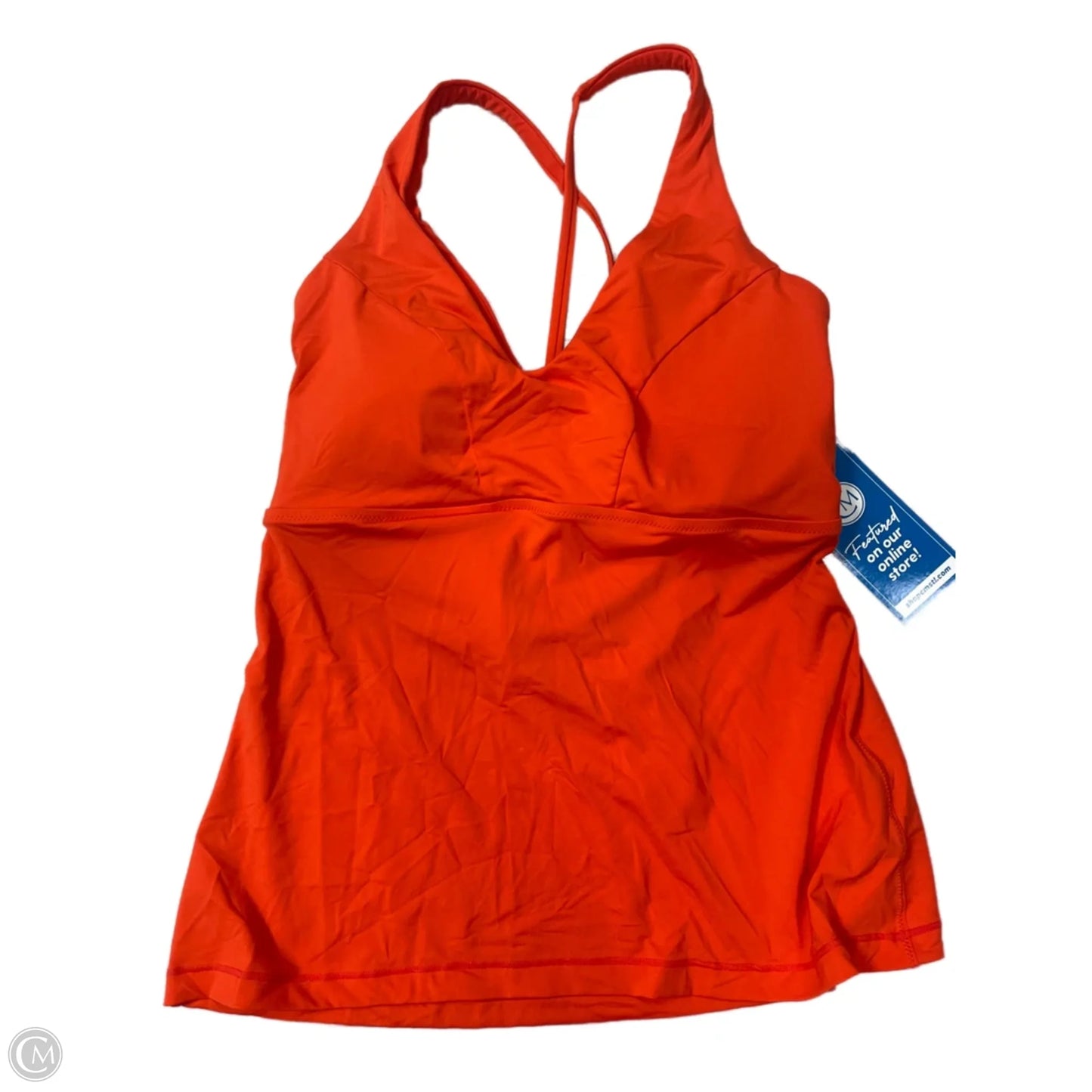 Swimsuit Top By Athleta In Orange, Size: L