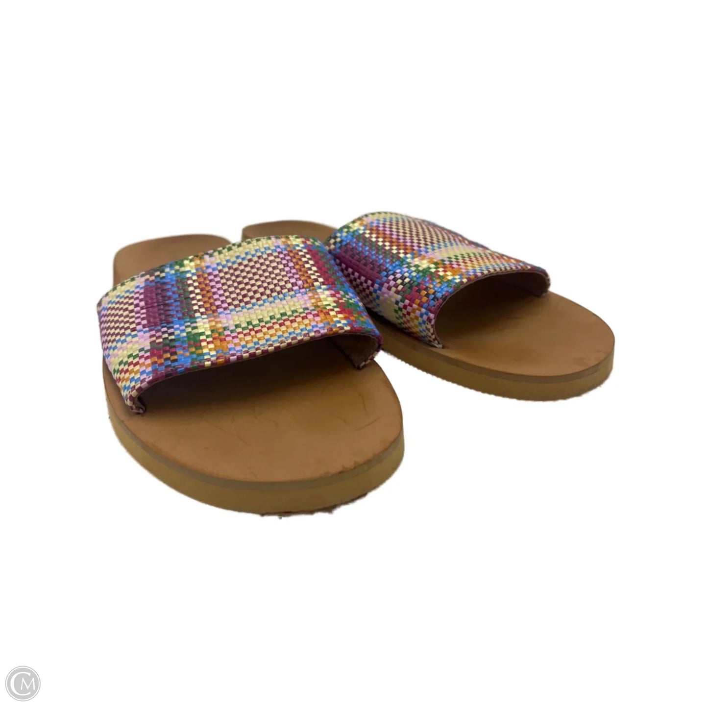 Sandals Flats By Madewell In Rainbow Print, Size: 7
