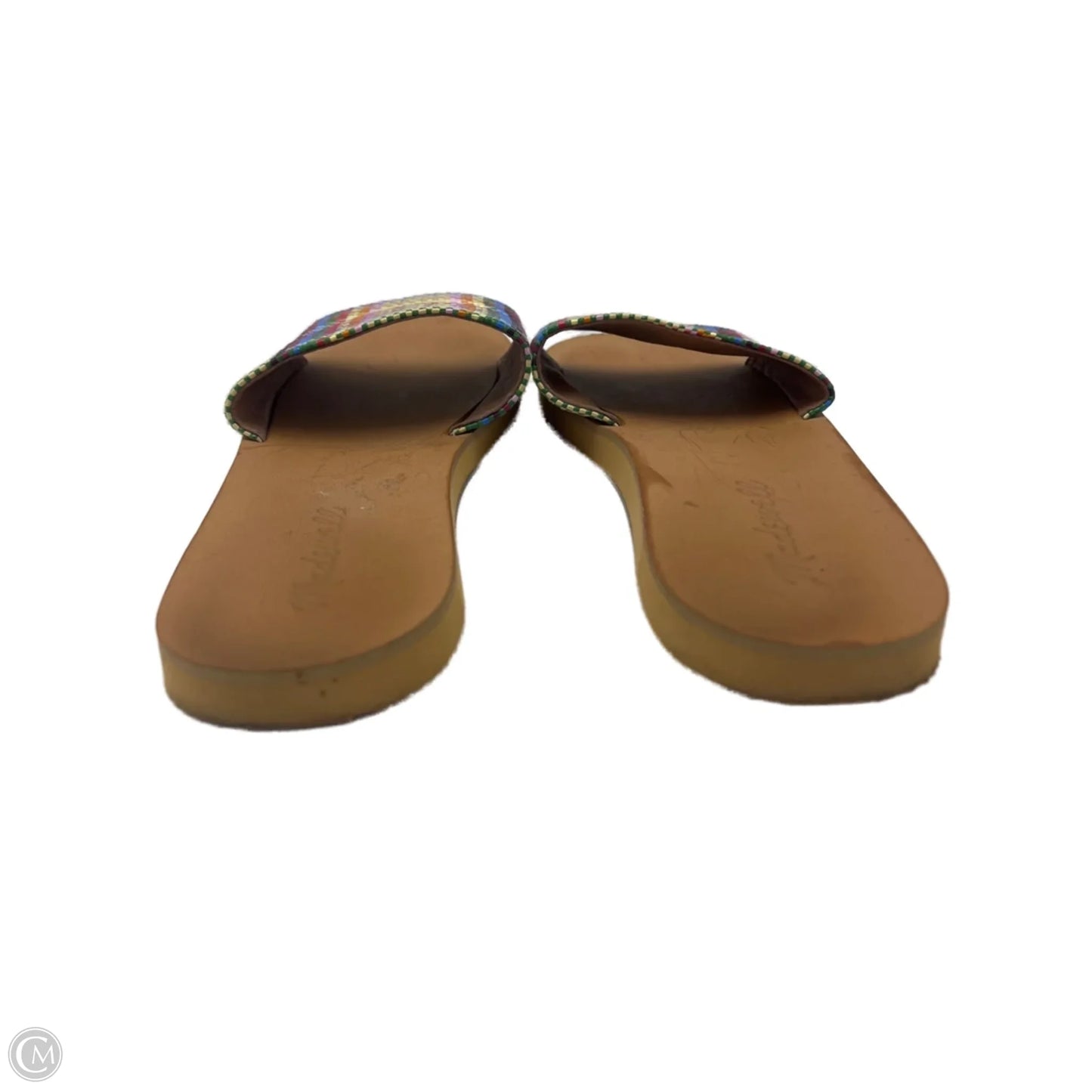 Sandals Flats By Madewell In Rainbow Print, Size: 7