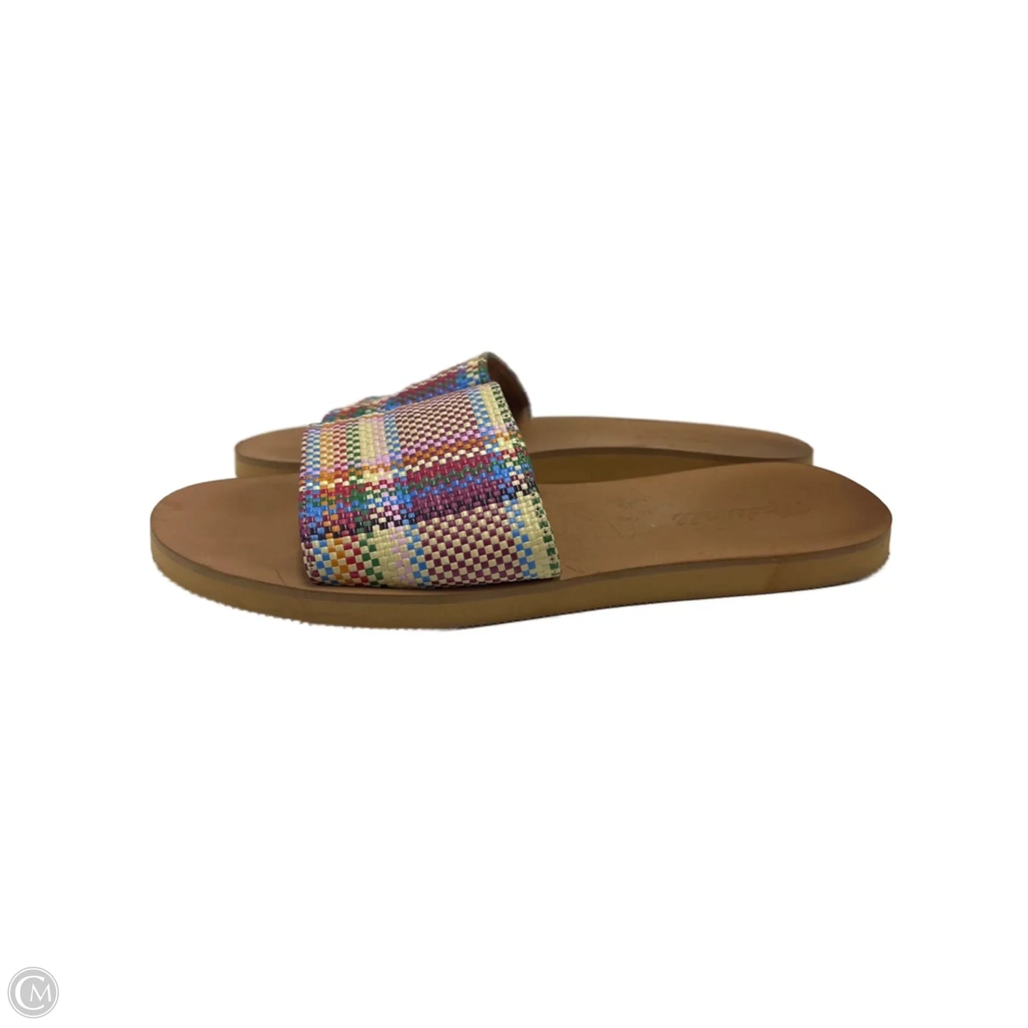 Sandals Flats By Madewell In Rainbow Print, Size: 7