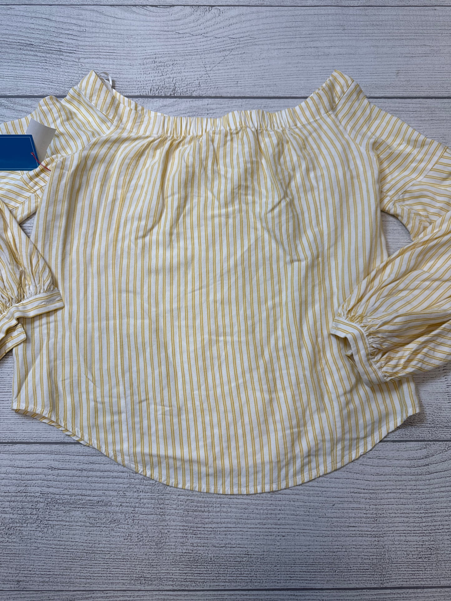 Top Long Sleeve By Maeve In Yellow, Size: Xs
