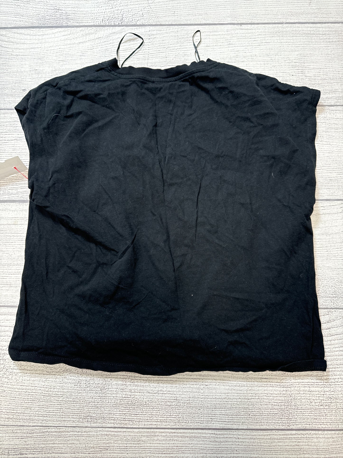 Top Short Sleeve By Zara In Black, Size: M