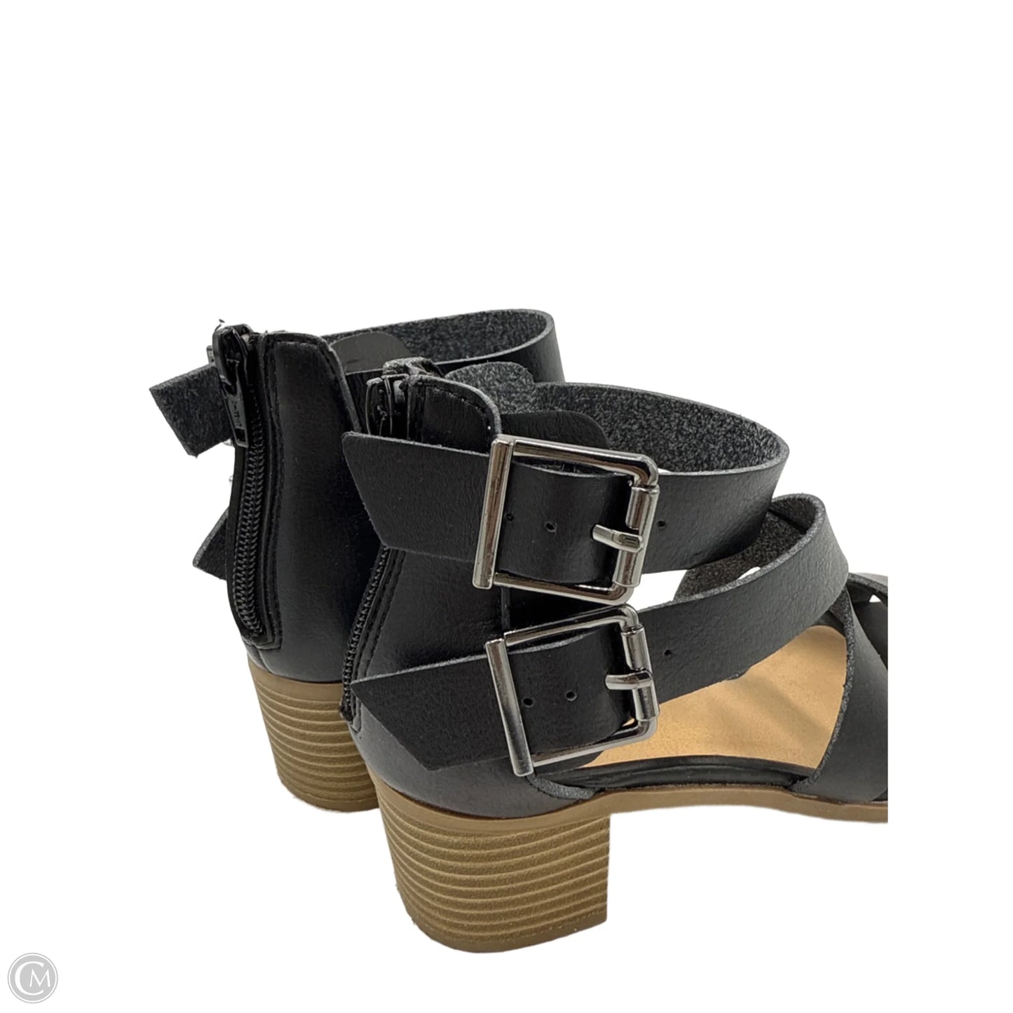 Shoes Heels Block By Material Girl In Black, Size: 6.5