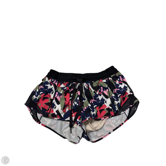 Athletic Shorts By Lululemon In Multi-colored, Size: M