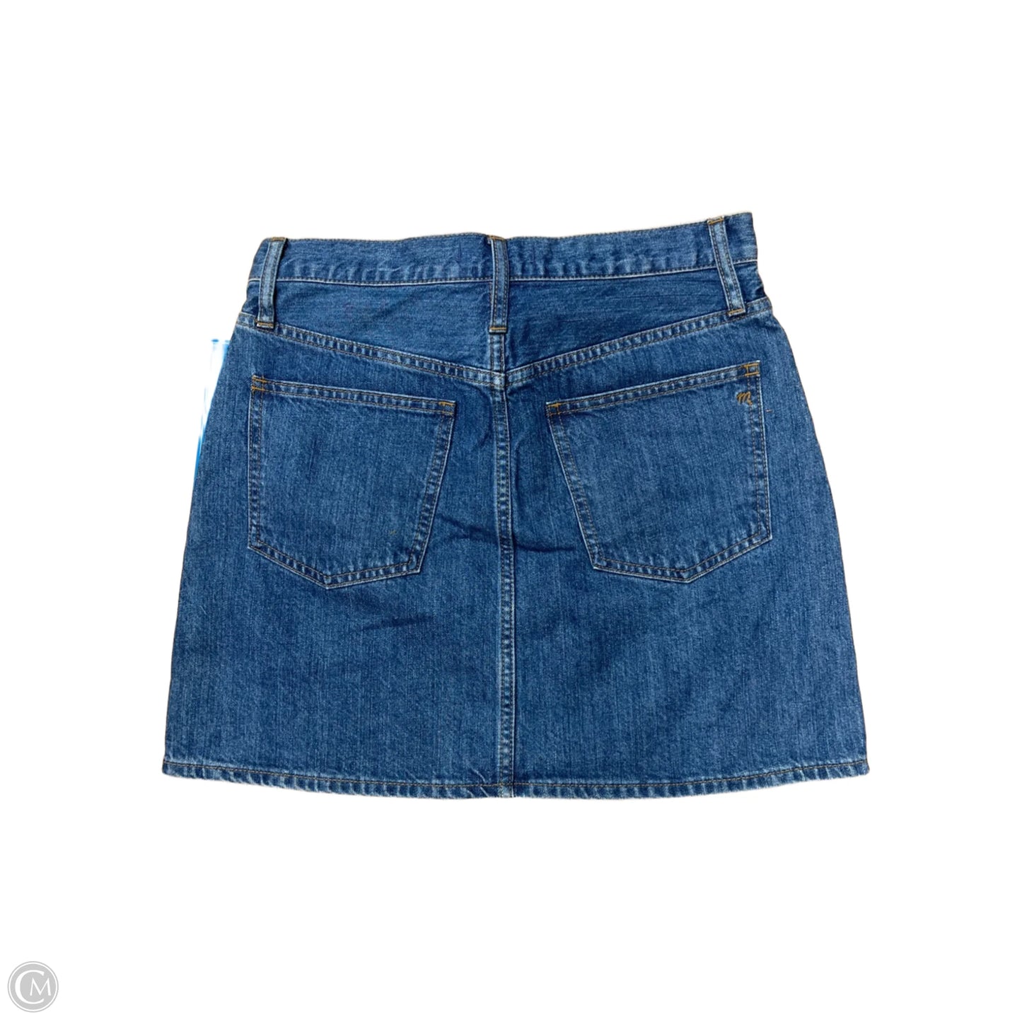 Skirt Mini & Short By Madewell In Blue Denim, Size: 6