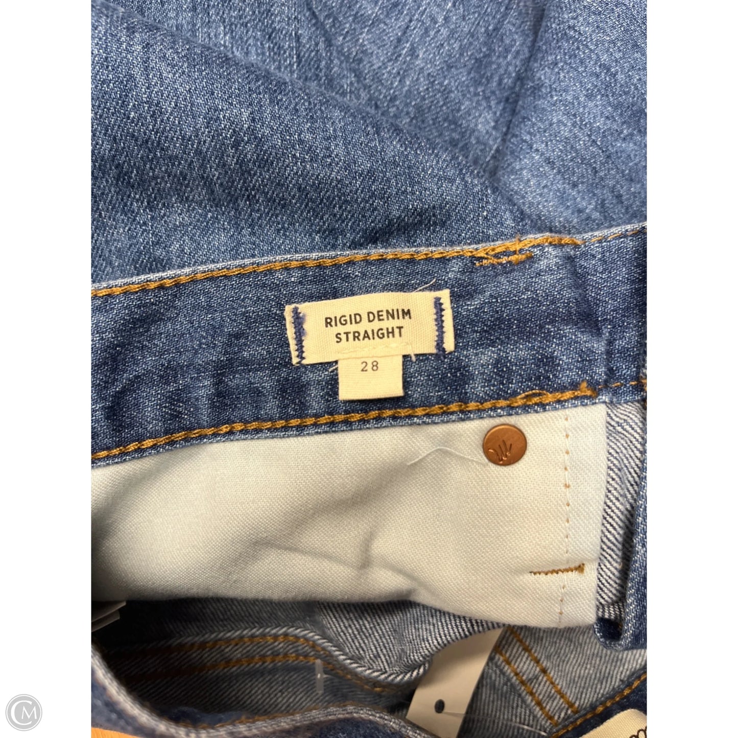 Skirt Mini & Short By Madewell In Blue Denim, Size: 6