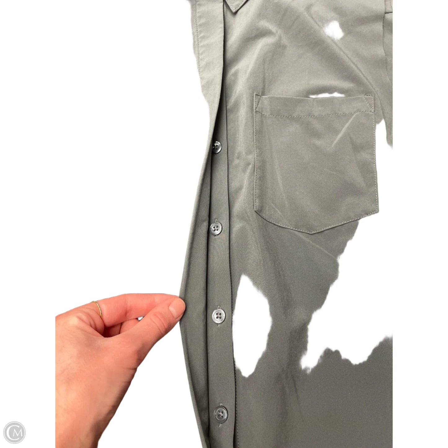 Top Sleeveless By Athleta In Blue & Grey, Size: Xs