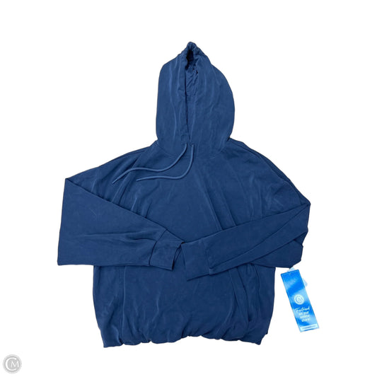 Athletic Sweatshirt Hoodie By Athleta In Navy, Size: L